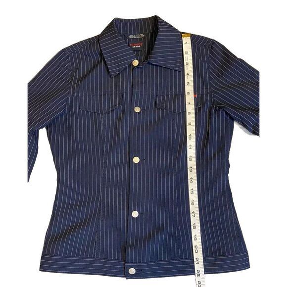 Tommy Jeans Vintage Y2K Size Medium Lightweight Shirt‎ Jacket Navy - Picture 8 of 12